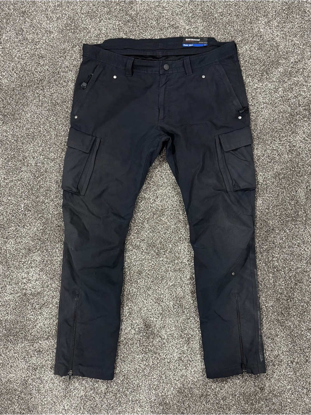 BMW Motorrad Rider Trouser Pants Men EU58/US48 Black Motorcycle Riding Gear